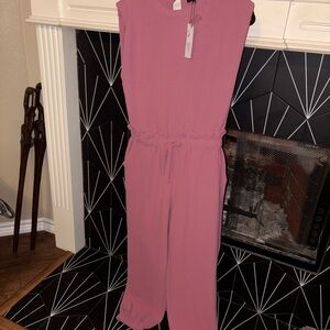 Elegant Mauve Sleeveless Jumpsuit